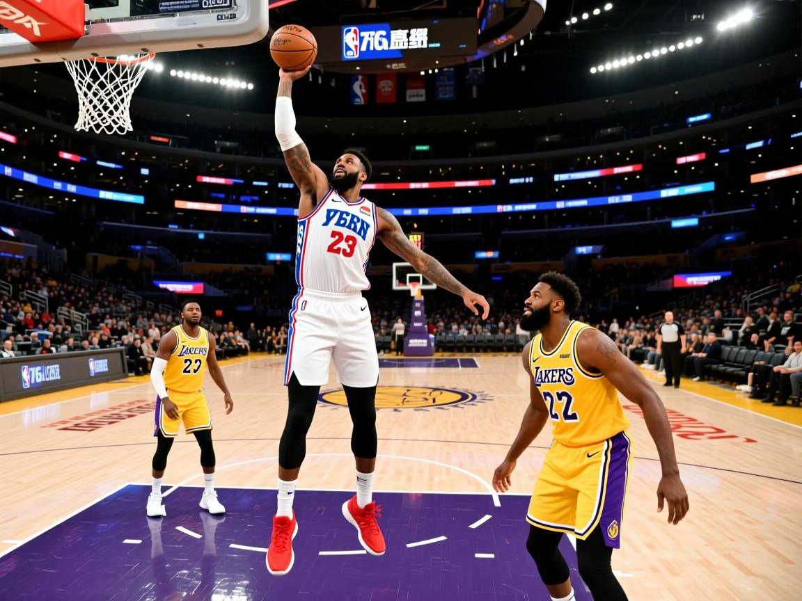 76人主场惜败湖人，浓眉砍下全队最高分  第2张